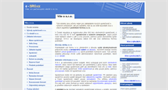 Desktop Screenshot of e-sro.cz